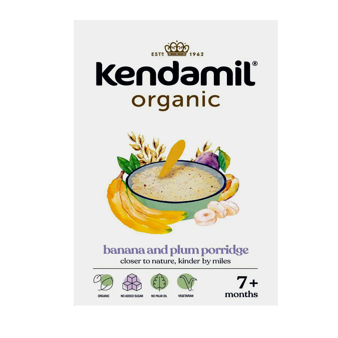 Kendamil Organic Banana & Plum Porridge 150g - Shop London