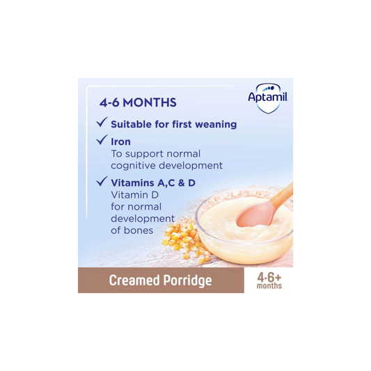 Aptamil Creamed Porridge 4-6+M, 125g