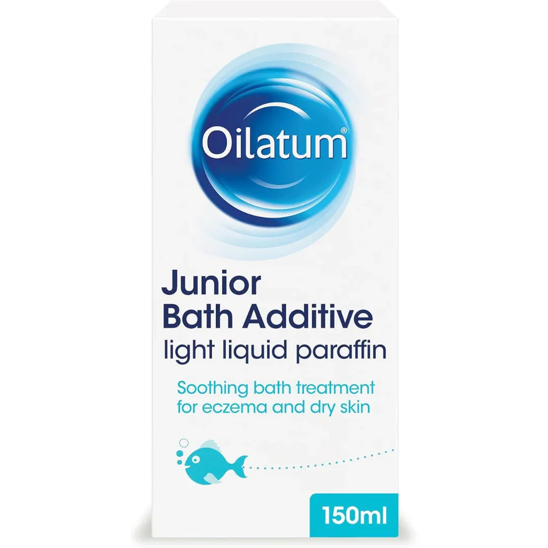 Oilatum Junior Bath Additive Light Liquid Paraffin 150ml – Soothing Treatment for Eczema & Dry Skin