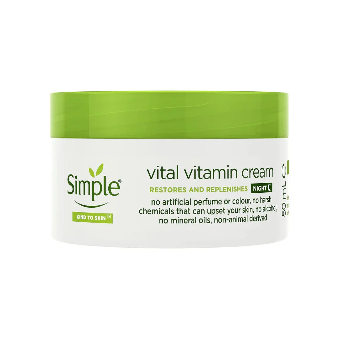 Simple Kind to Skin Vital Vitamin Night Cream 50 ml - Shop London