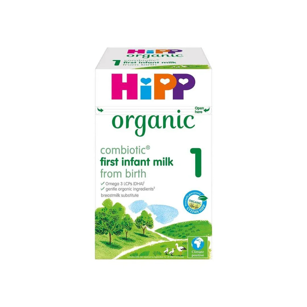 HiPP Organic 1 First Infant Baby Milk Powder Formula, suitable From Birth, 800g (Pack of 4) - Shop London