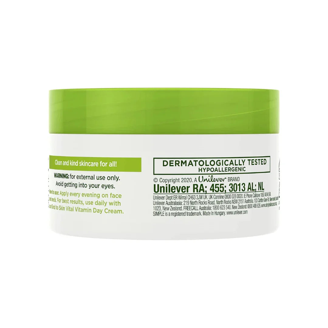 Simple Kind to Skin Vital Vitamin Night Cream 50 ml - Shop London