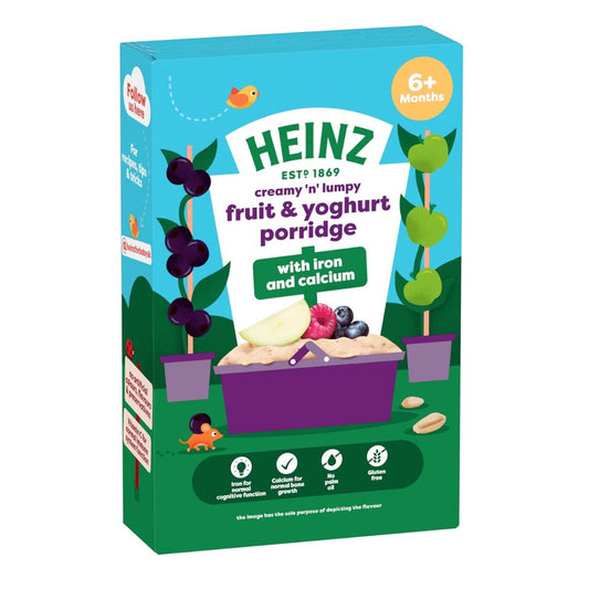 Heinz Creamy n Lumpy Fruit & Yoghurt Porridge, 125g, 6m+