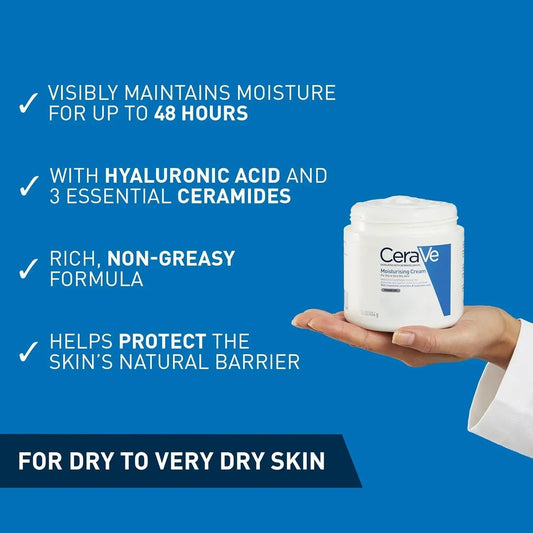 CeraVe Moisturizing Cream For Dry To Very Dry Skin 454ml - Shop London