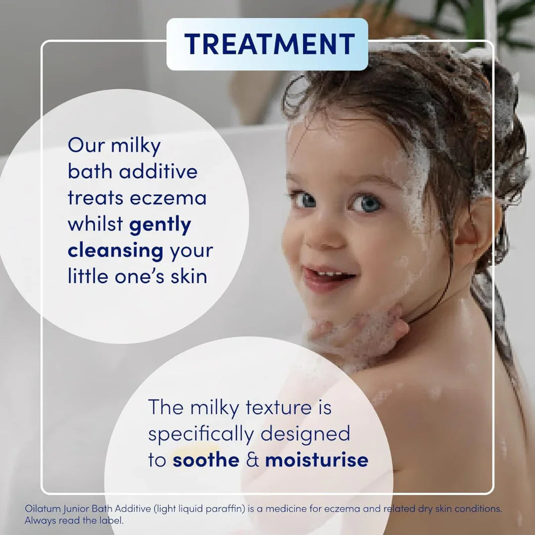 Oilatum Junior Bath Additive Light Liquid Paraffin 150ml – Soothing Treatment for Eczema & Dry Skin