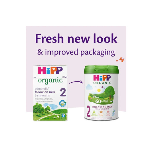 HiPP Organic 2 Follow on Baby Milk Powder Formula, From 6 Months, 800g