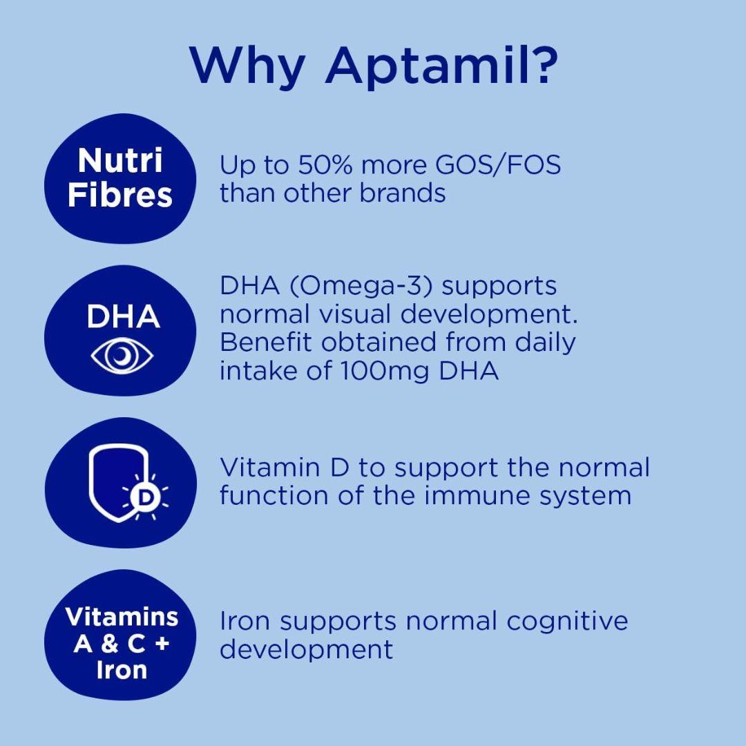 Aptamil 2 Follow On Baby Milk Powder, 6-12 Months, 800g - Shop London