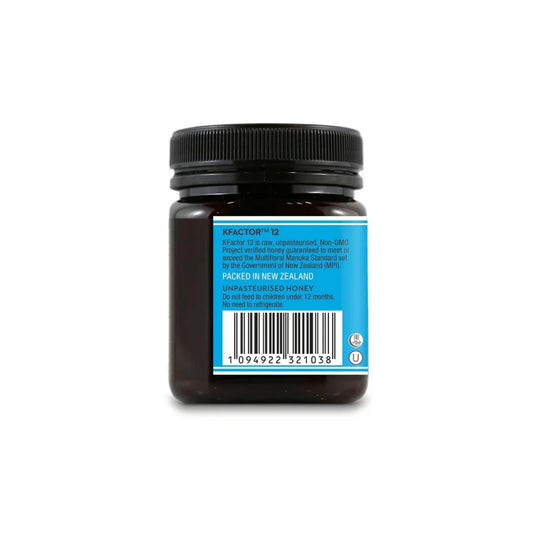 Wedderspoon RAW MULTIFLORAL MANUKA HONEY KFACTOR-12 250G - Shop London
