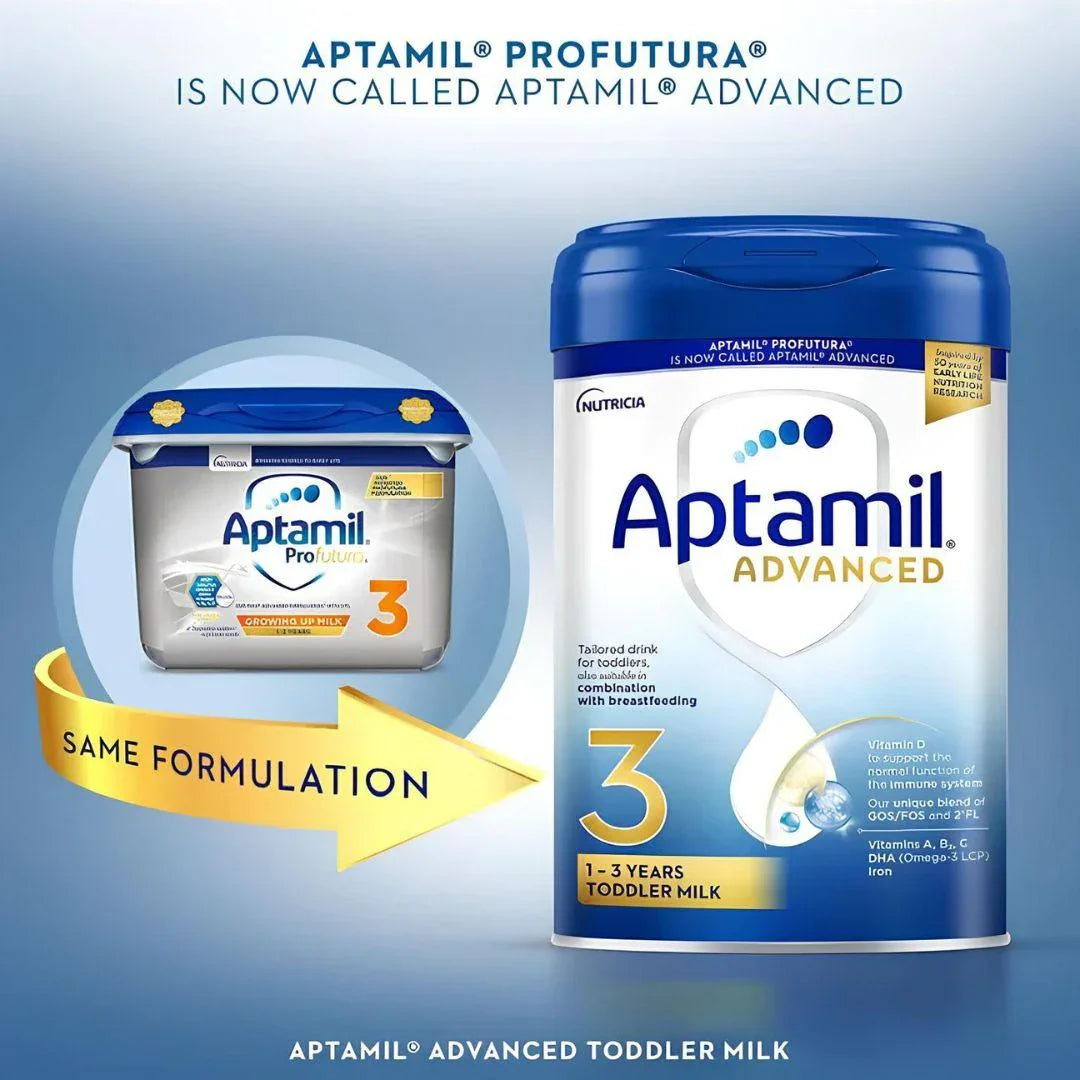 Aptamil Advanced 3 Toddler Baby Milk Powder Formula, from 1 Year, 800g - Shop London