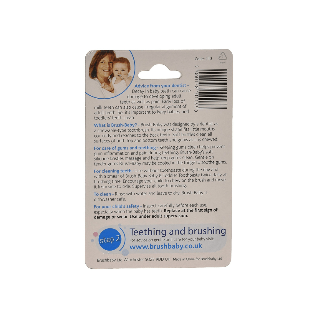 Pink : Brush-Baby Soft Pink Chewable Toothbrush (10months – 3years) – Massages, Soothes & Cleans - Shop London