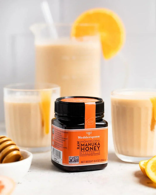 Wedderspoon RAW MONOFLORAL MANUKA HONEY KFACTOR-16 250G - Shop London