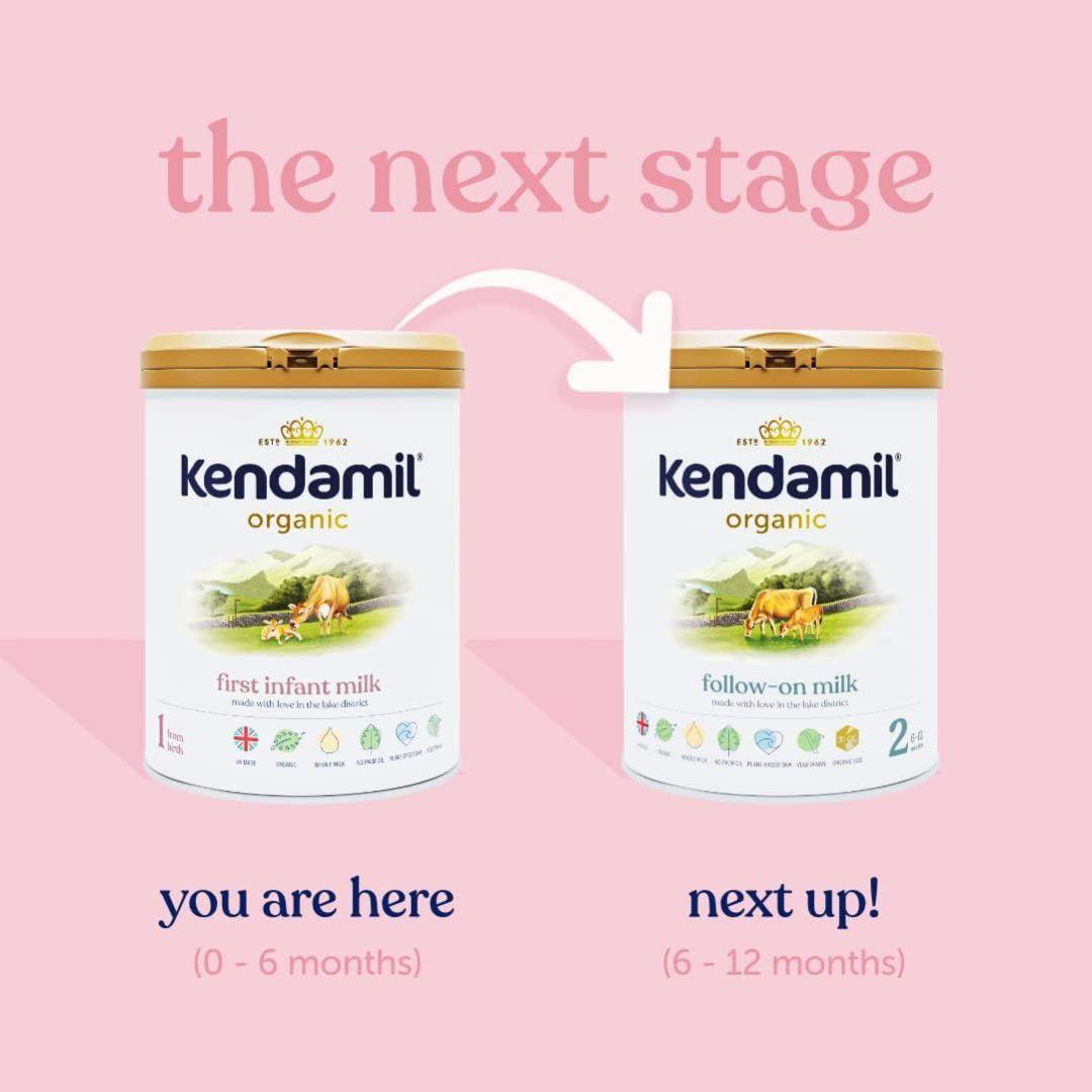 Kendamil Organic First Infant Milk, Stage 1 , 0-6 months– British Made, Organic Whole Milk Formula – with HMOs, No Palm Oil, No Fish Oil, No SOYA, No GMOs ( Pack of 4) - Shop London