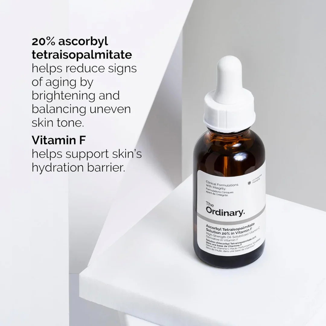 The Ordinary Ascorbyl Tetraisopalmitate Solution 20% in Vitamin F – 30ml
