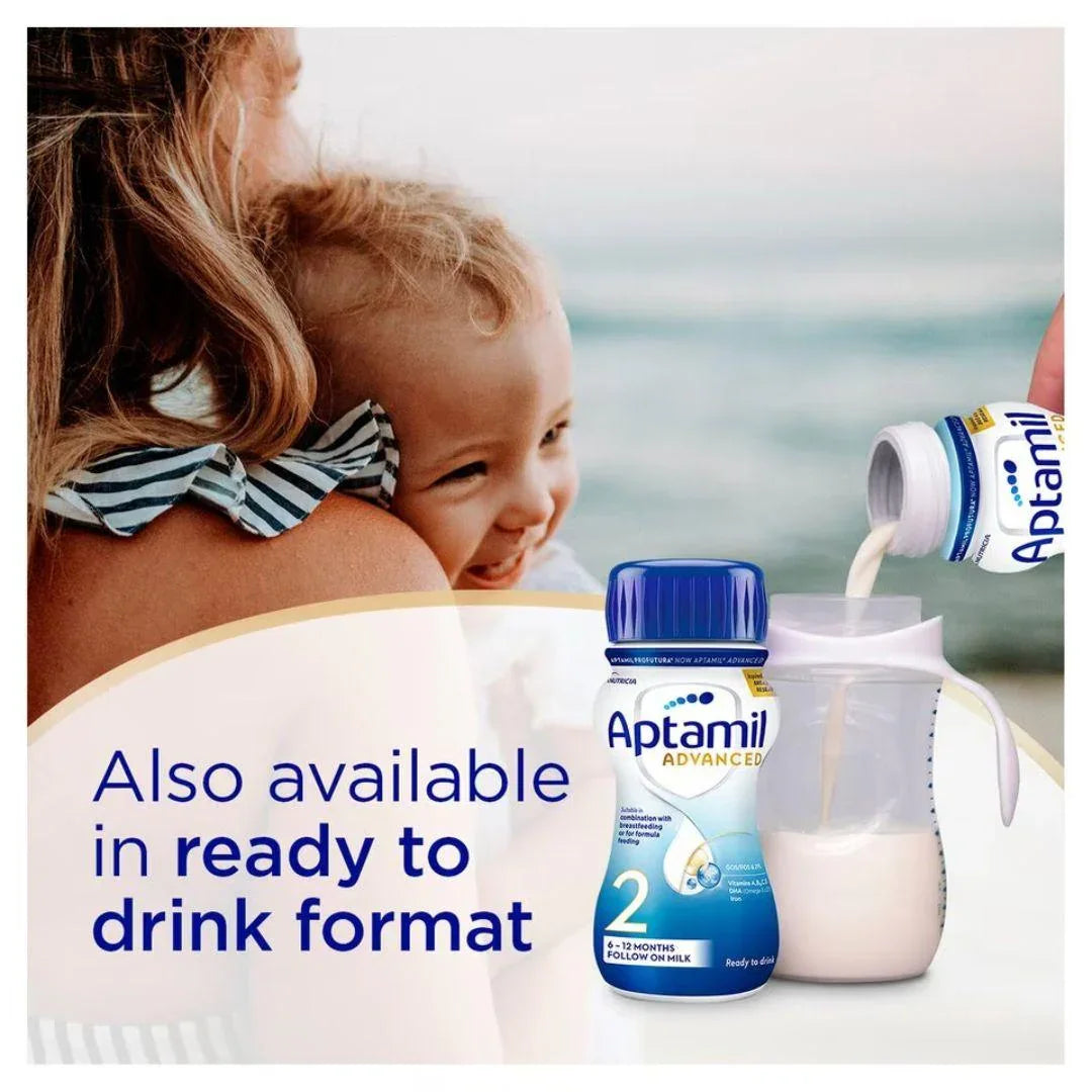 Aptamil Advanced 2 Follow On Baby Milk Powder Formula, 6-12 Months, 800g - Shop London