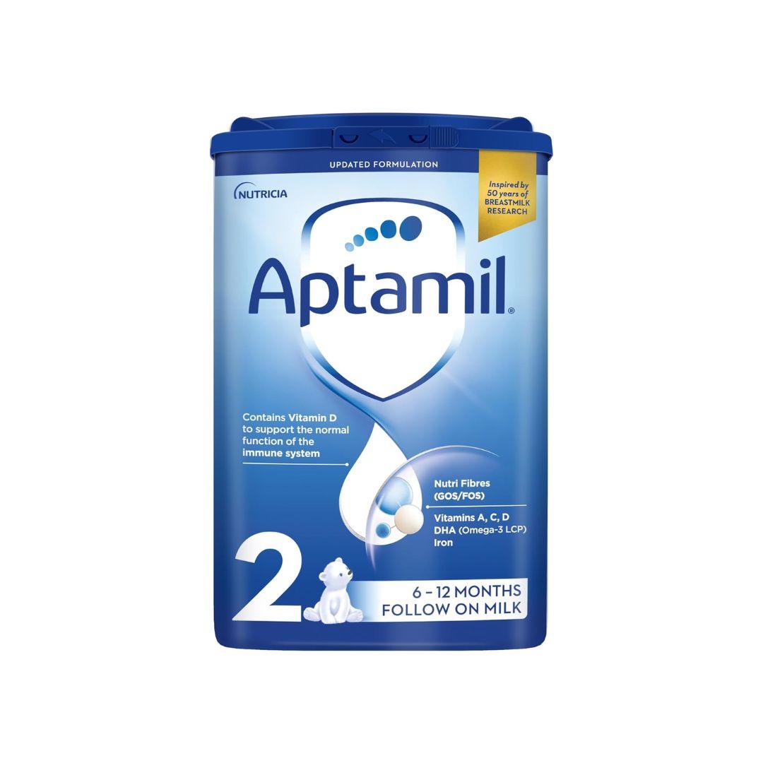Aptamil 2 Follow On Baby Milk Powder, 6-12 Months, 800g - Shop London