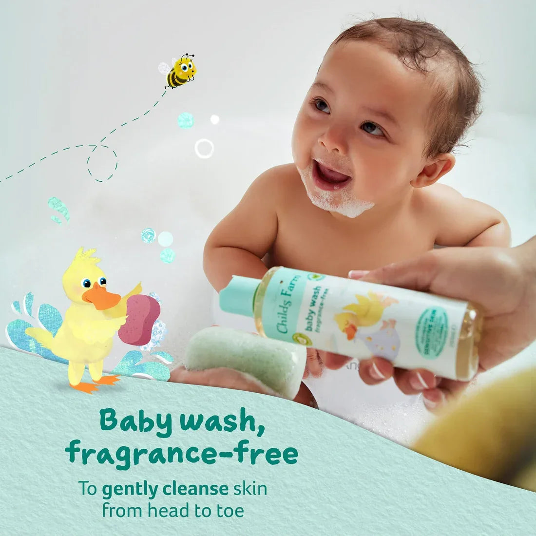 Childs farm baby shampoo fragrance-free 250ml - Shop London