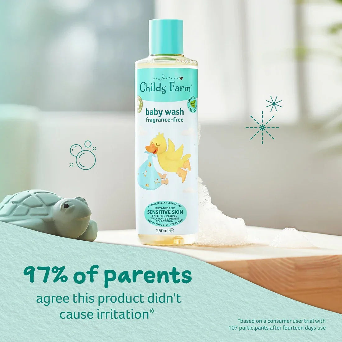 Childs farm baby shampoo fragrance-free 250ml - Shop London