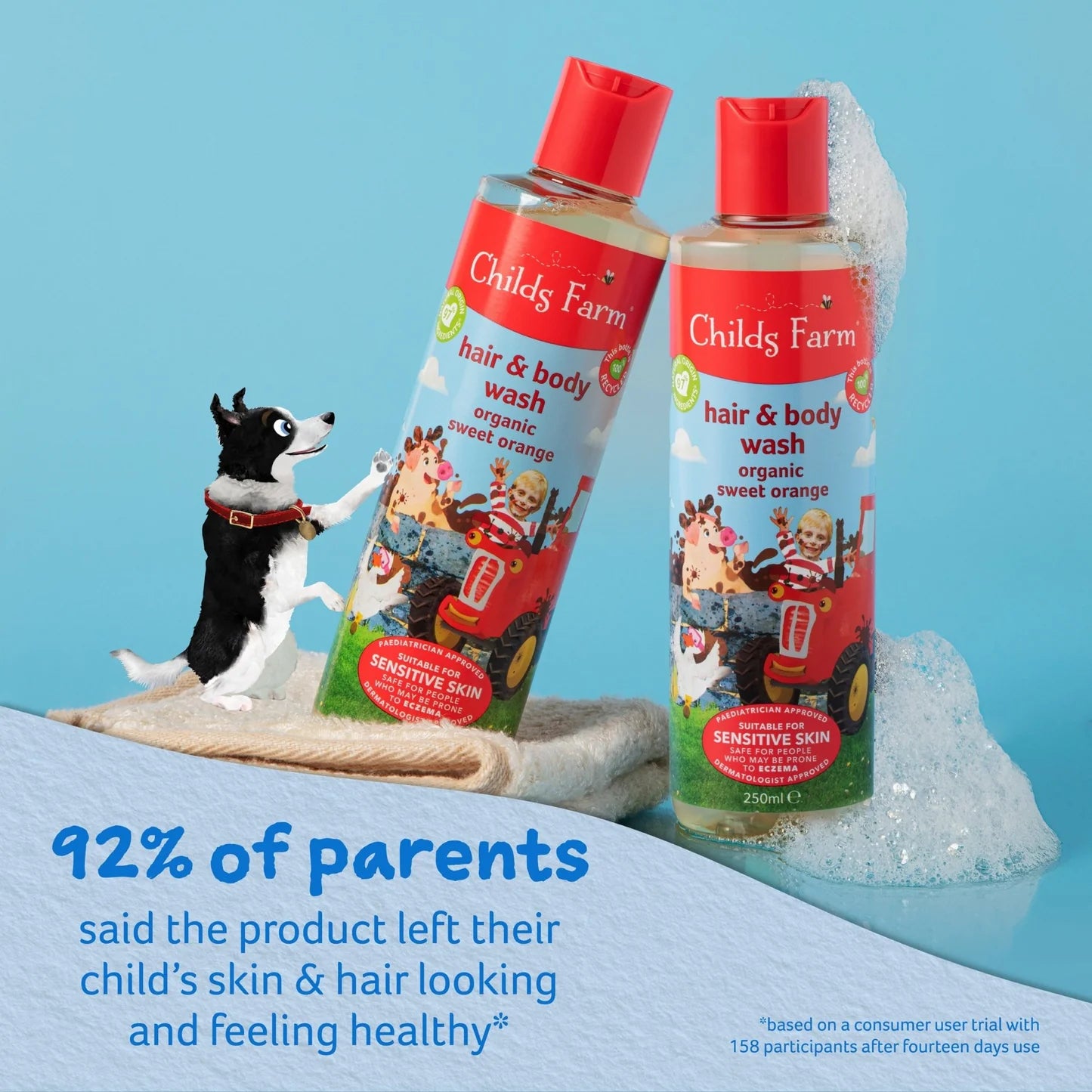 Childs farm hair & body wash organic sweet orange 250ml - Shop London