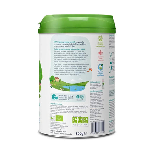 HiPP Organic 3 Growing up Baby Milk Powder Formula, From 12 Months, 800g