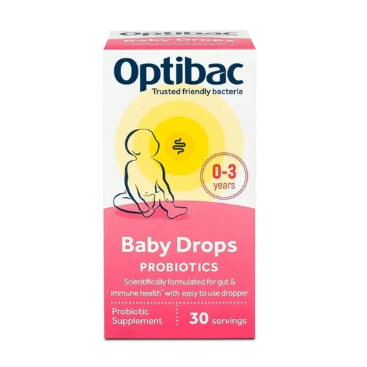 Optibac Probiotics Baby Drops (0–3 Years) – Daily Probiotic Support for Infants