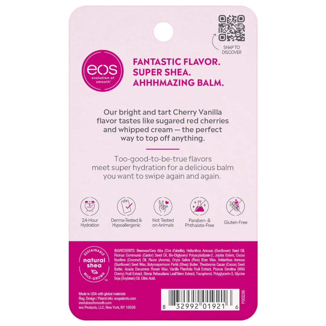 eos Shea Lip Balm Sphere – Cherry Vanilla, 7g