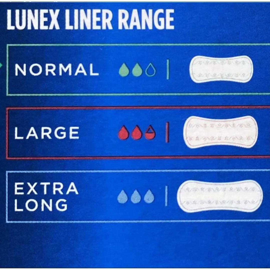 LUNEX Breathable Ultra Thin Normal Panty Liners 32 Pack (1, Normal)