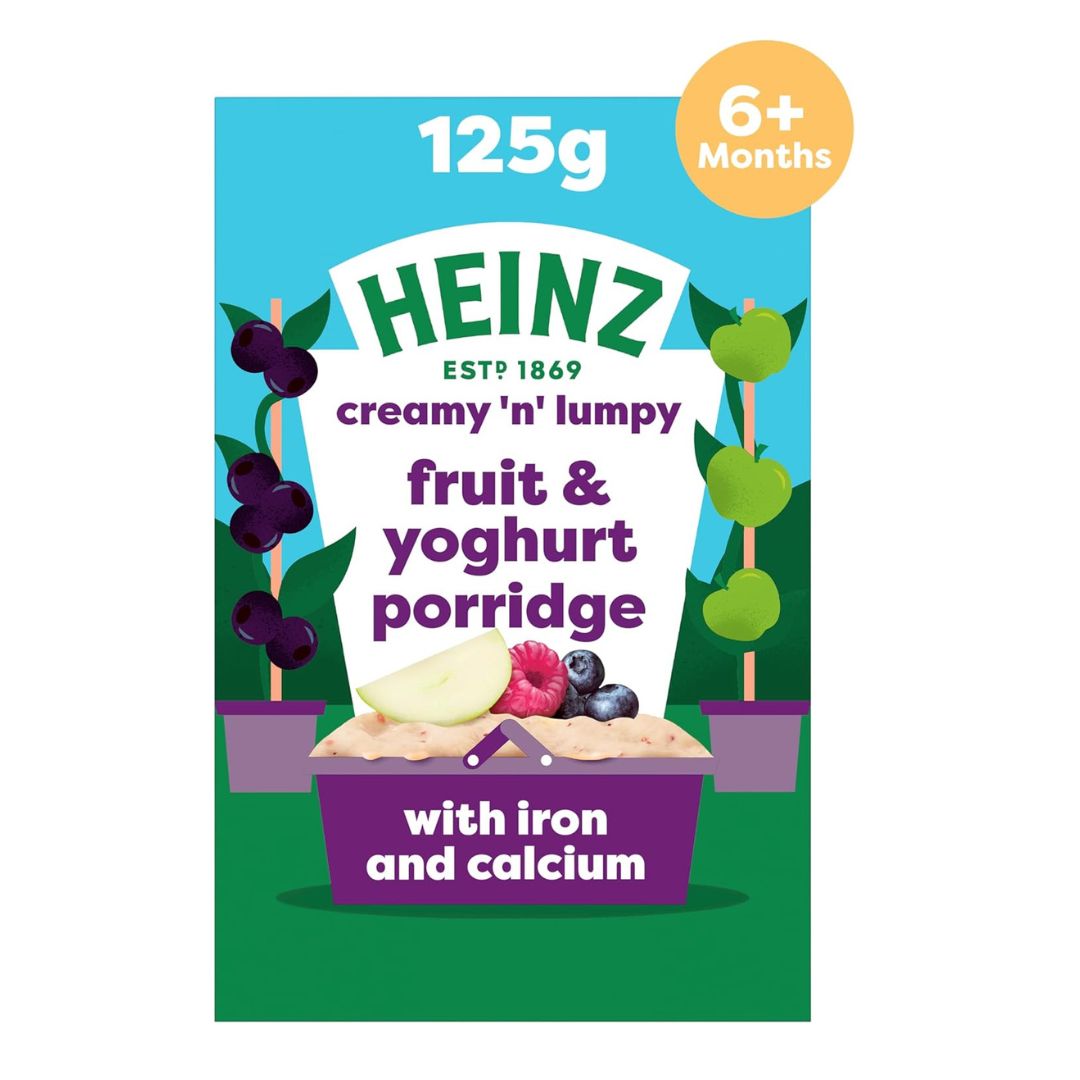 Heinz Creamy n Lumpy Fruit & Yoghurt Porridge, 125g, 6m+