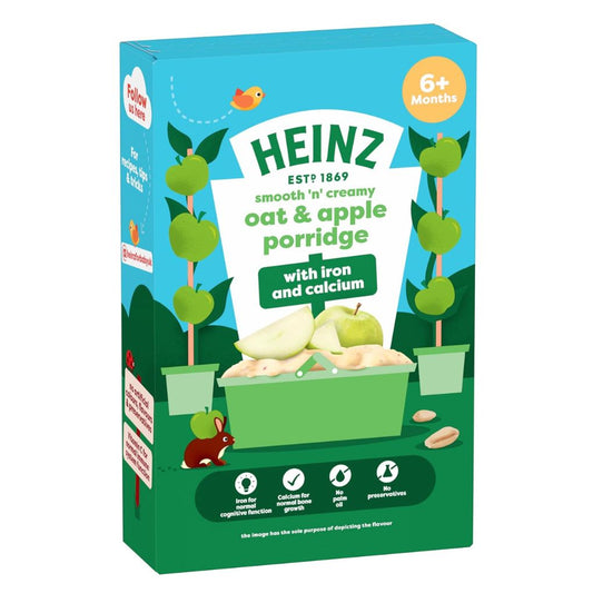 HEINZ Baby Food Oat and Apple Porridge 125g