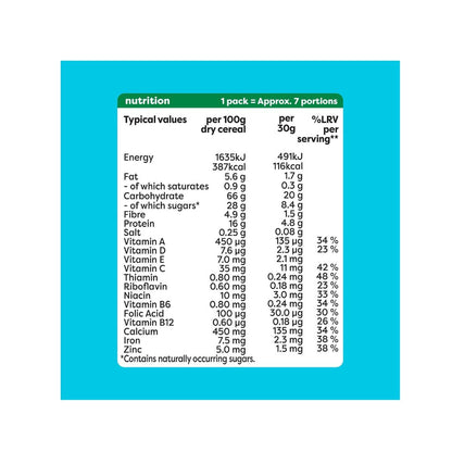 Heinz Creamy  Banana And Berries Porridge Porridge, with Iron and Calcium 200g,