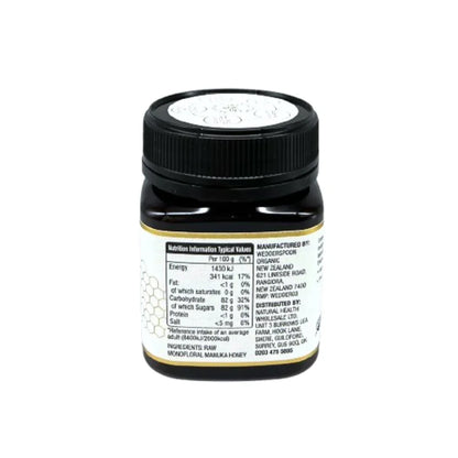 Wedderspoon Raw Manuka Honey 850 MGO - Pure, Unpasteurised, Non-GMO, BPA-Free Packaging, Kfactor Rated, Third-Party Lab Tested, Traceable to the Hive (250g)
