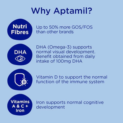 Aptamil 2 Follow On Baby Milk Powder, 6-12 Months, 800g - Shop London