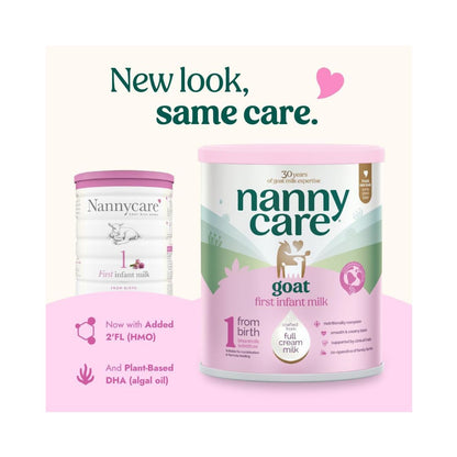 Nannycare Goat Based First Infant Milk – Stage 1 (From Birth) | Baby Powder Made from Whole Goats Milk | Nutritionally Complete Formula  for Combination or Bottle Feeding - 800g