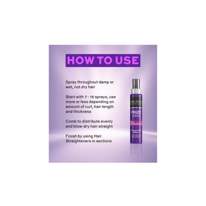 John Frieda Frizz Ease 3-Day Straight Styling Spray, 100ml