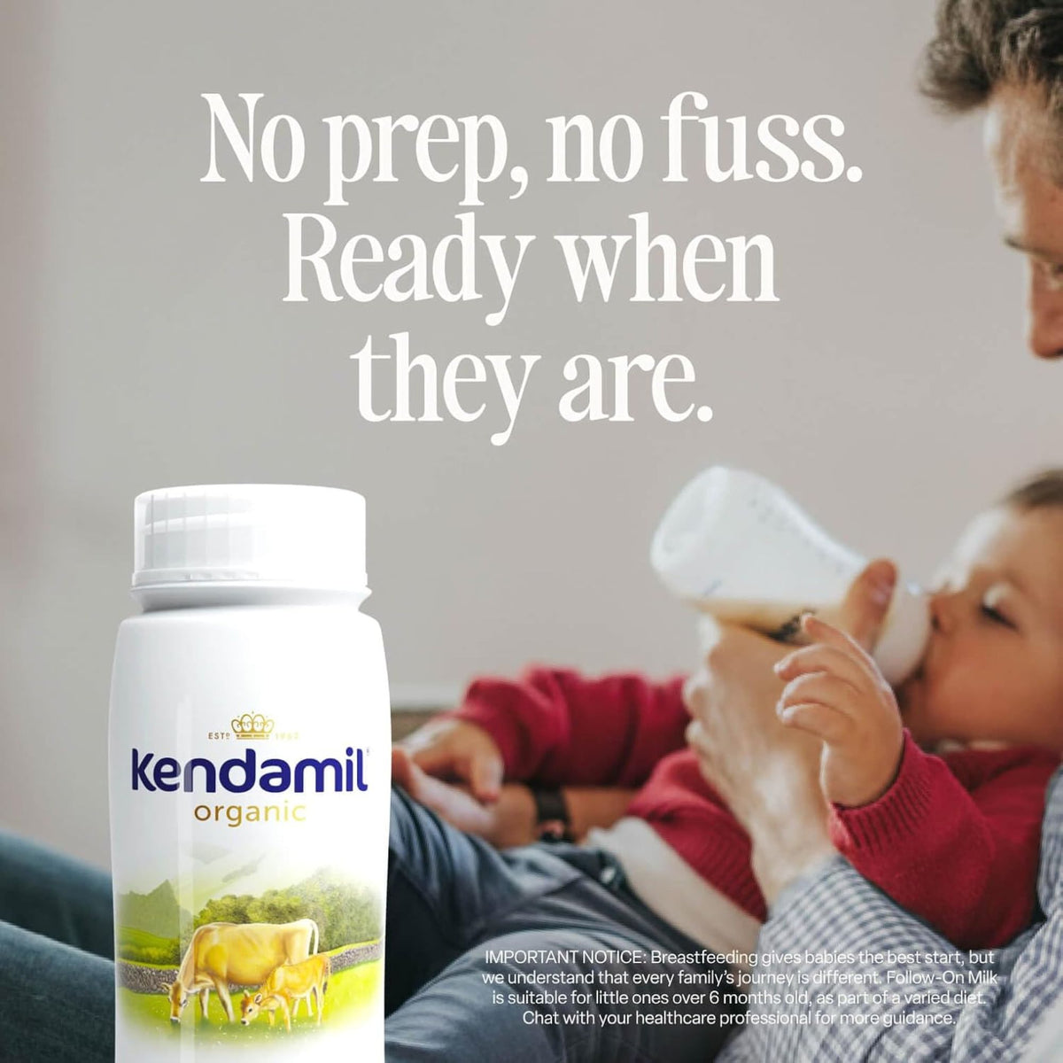 Kendamil Organic Ready to Feed Follow On Milk stage 2 ( 6 pack) 6x200ml