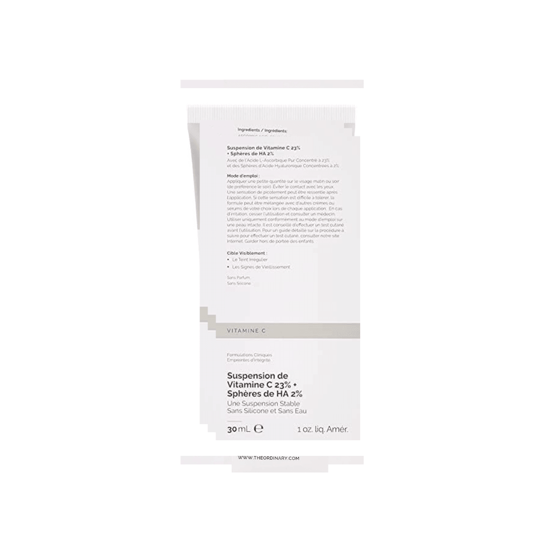 The Ordinary Vitamin C Suspension 23% + HA Spheres 2% 30ml, Liquid - Shop London