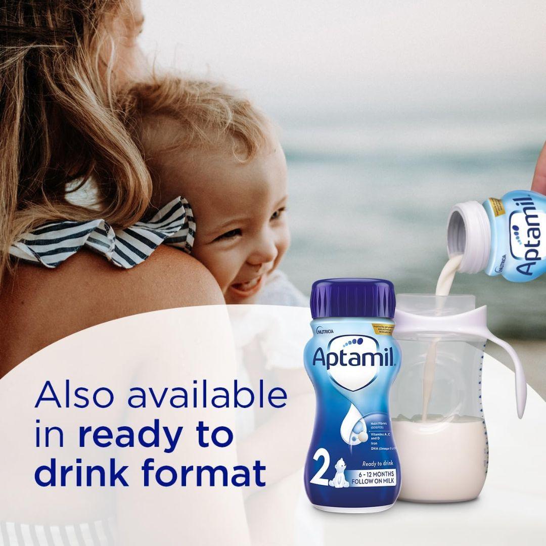 Aptamil 2 Follow On Baby Milk Powder, 6-12 Months, 800g - Shop London