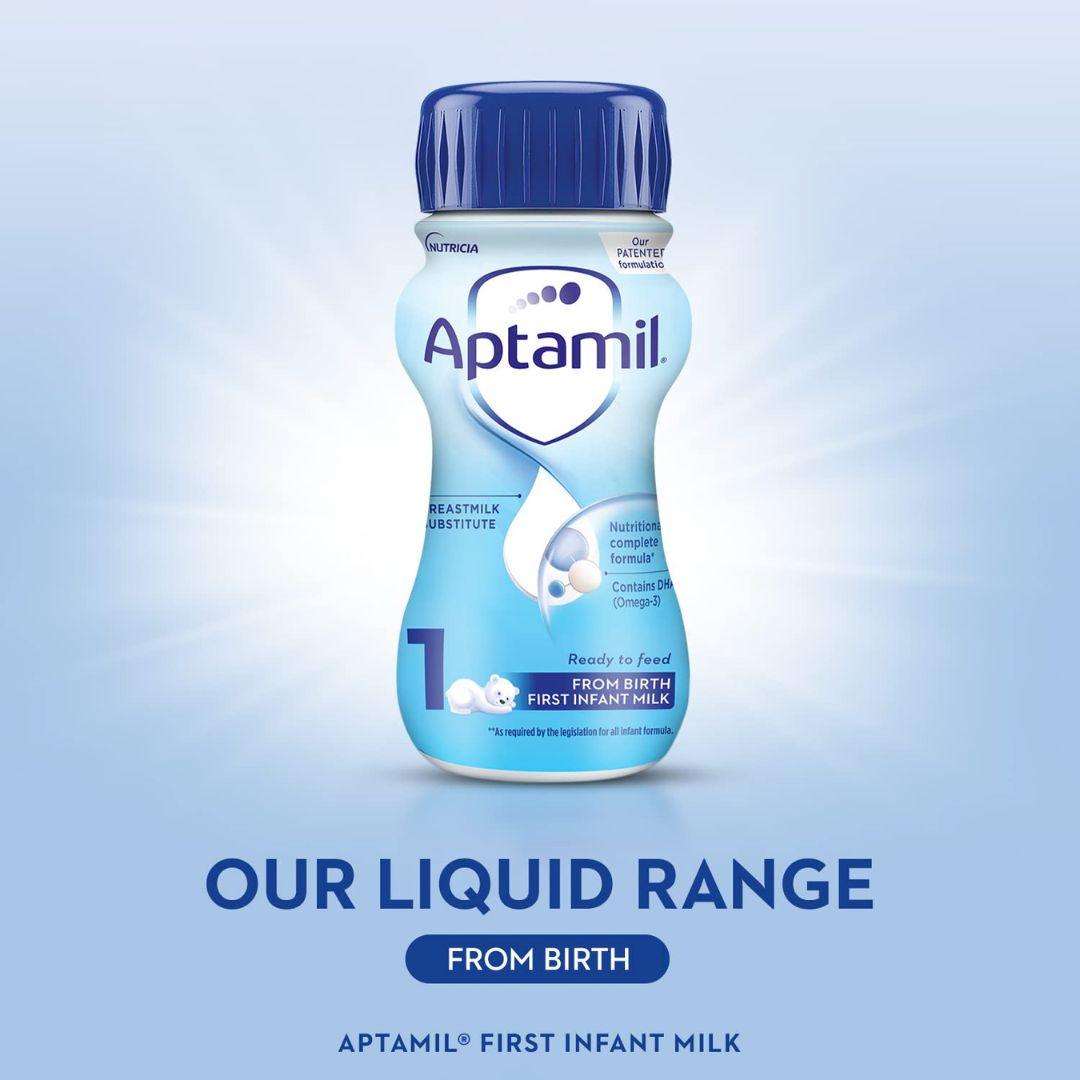 Aptamil 1 First Baby Milk Powder, From Birth, 800g (Pack of 6) - Shop London