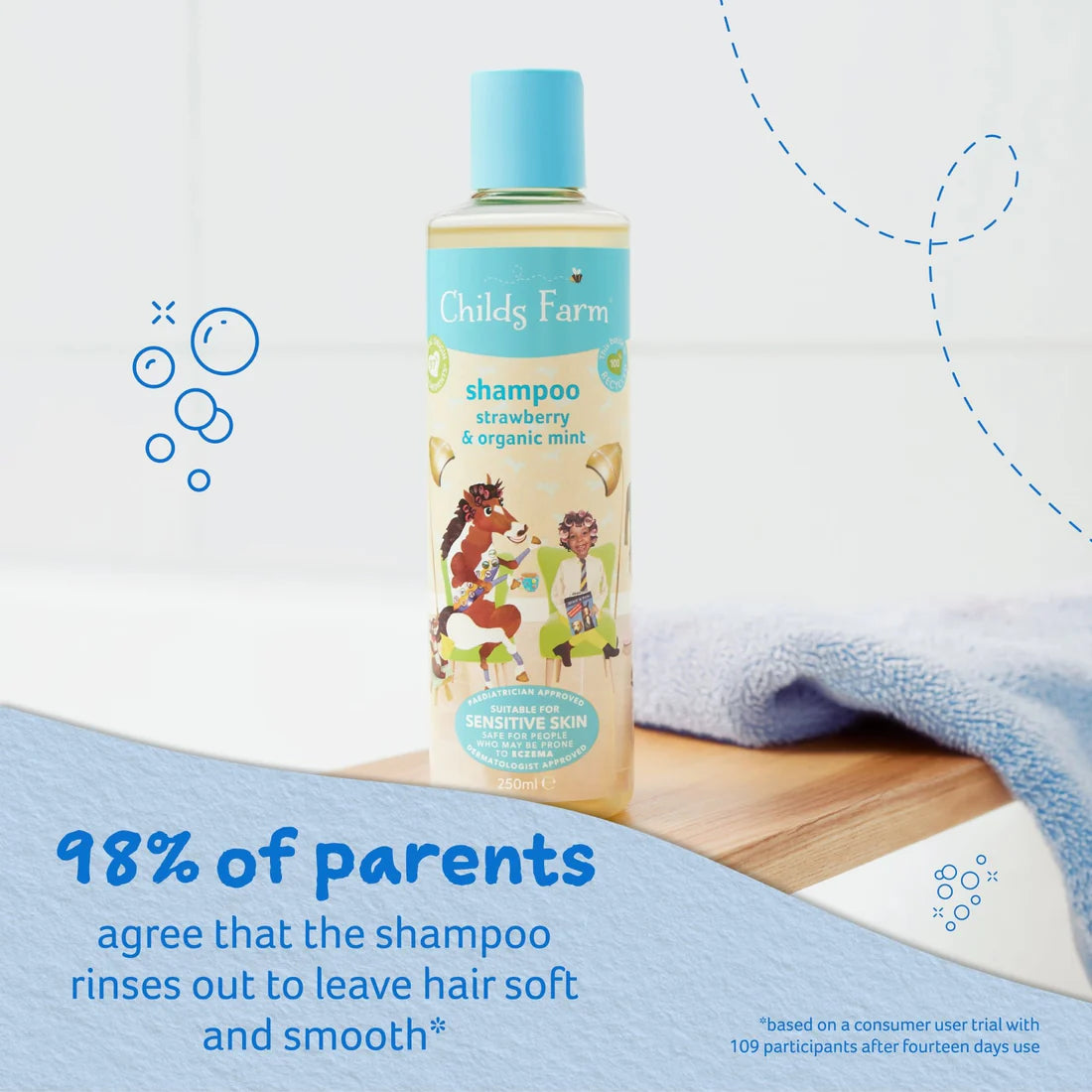 Childs farm shampoo strawberry & organic mint 250ml - Shop London