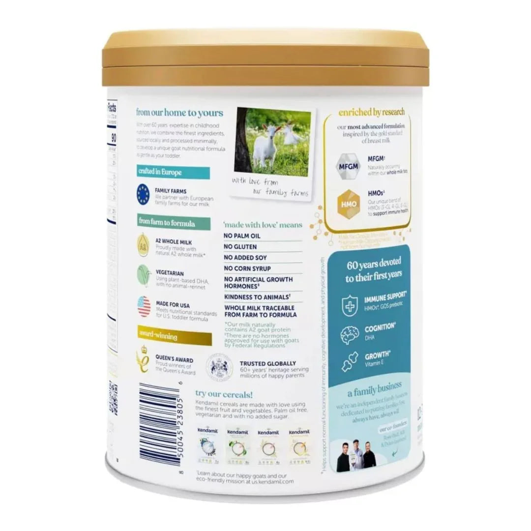 kendamil goat toddler formula whole milk powder 800g A2 protein-no palm oil  made in uk, 